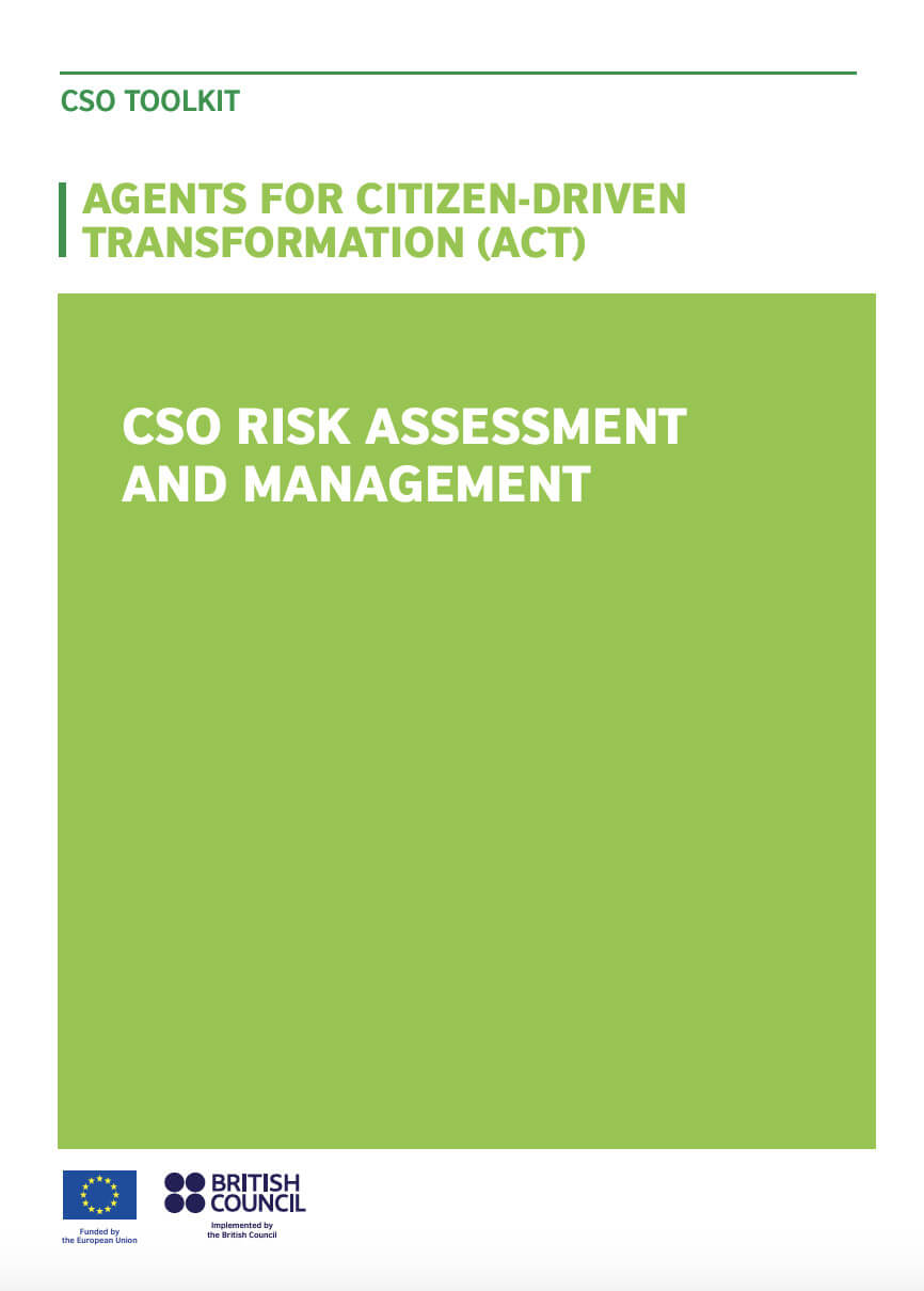 CSO Risk Assessment and Management - ACT CSO Toolkit - Rainbow Association Against Discrimination