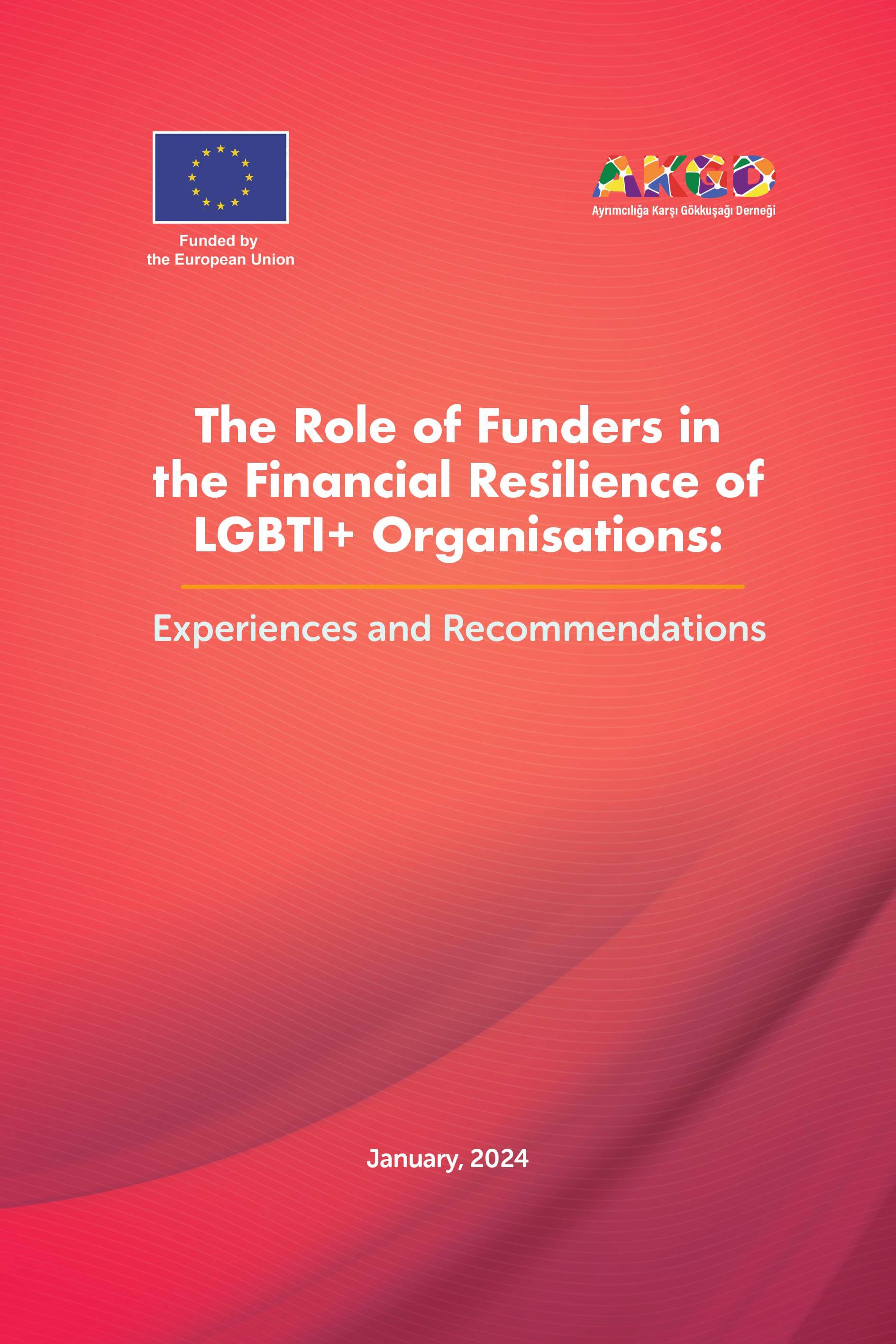 The Role of Funders in the Financial Resilience of LGBTI+ Organisations: Experiences and Recommendations - Rainbow Association Against Discrimination